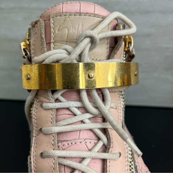 Giuseppe Zanotti High Top Sneakers 37.5 - Picture 11 of 15